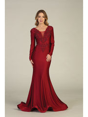 Mother of the Bride Gown MQ1772 in Cappuccino