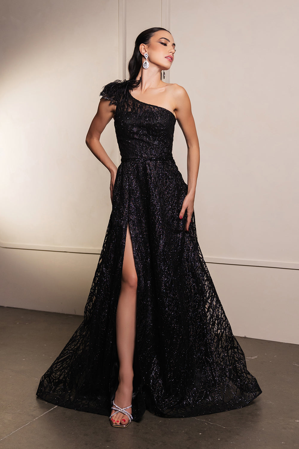 May Queen MQ2024 Asymmetrical Gala Gown