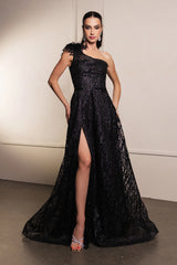 May Queen MQ2024 Asymmetrical Gala Gown