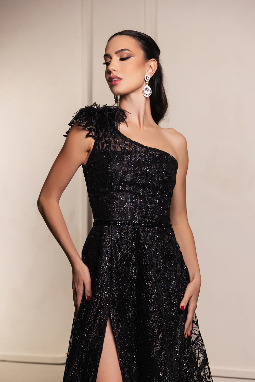 May Queen MQ2024 Asymmetrical Gala Gown