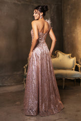May Queen MQ2024 Asymmetrical Gala Gown