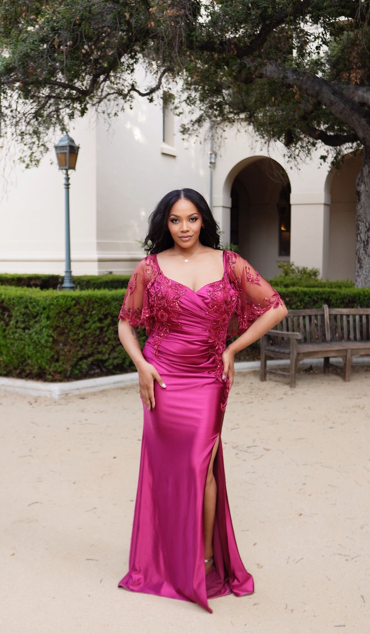 May Queen MQ2173 Sequin Lace Mermaid Gown