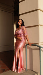 May Queen MQ2173 Sequin Lace Mermaid Gown