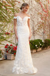 Enchanting Off-the-Shoulder Mermaid Gown by Willow & Lace