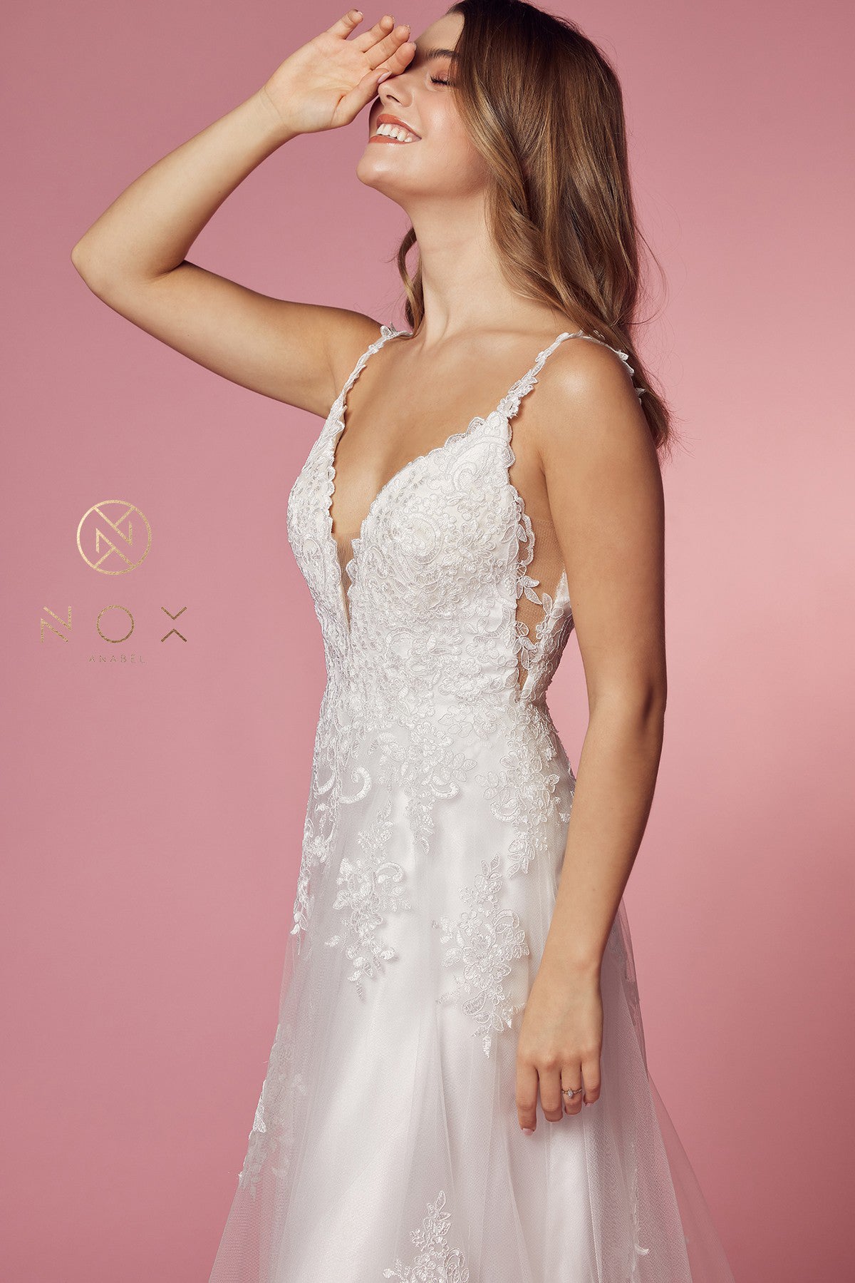 Allure's Enchanting Lace Gown: Timeless Elegance for Your Special Occasion