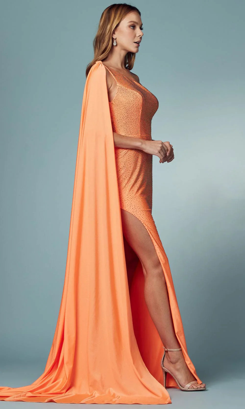 Nox Anabel E1039: Captivating Heatset Stone Dress for Formal Occasions