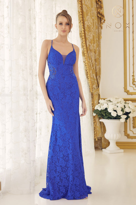 Captivating Embellished Lace Gown for Unforgettable Occasions