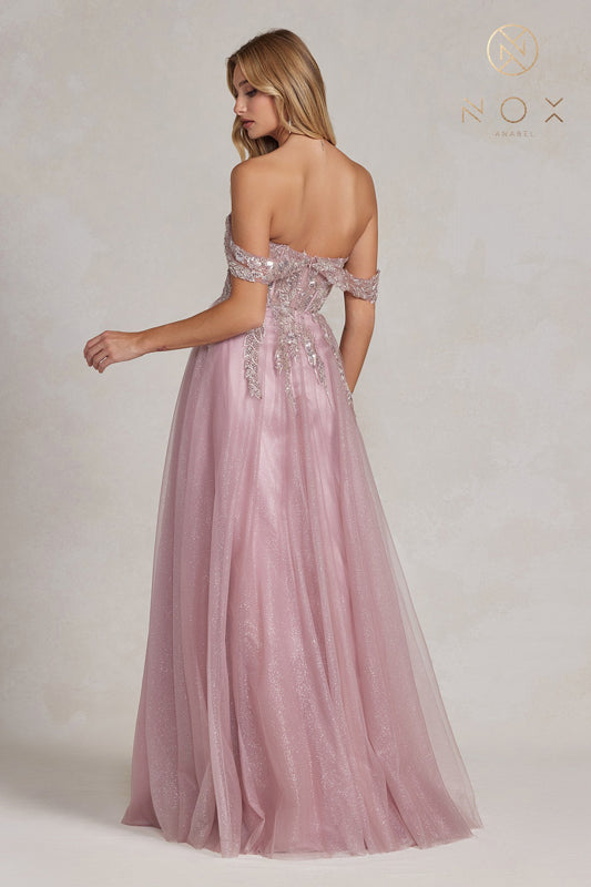 Nox Anabel's E1128: A Corset Bodice Gown for Timeless Elegance