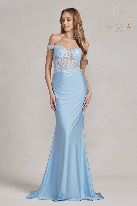 **Nox Anabel's Enchanting Lace Corset Gown: Captivate the Night**