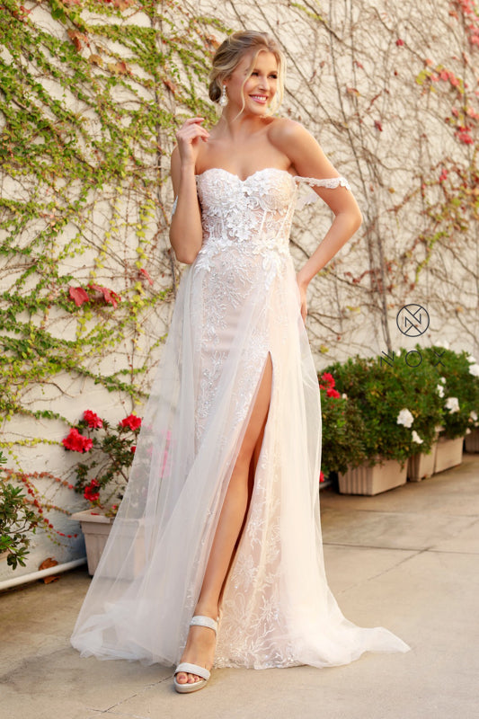 Unveil Your Inner Goddess: Nox Anabel E441 Bridal Gown for Enchanting Occasions