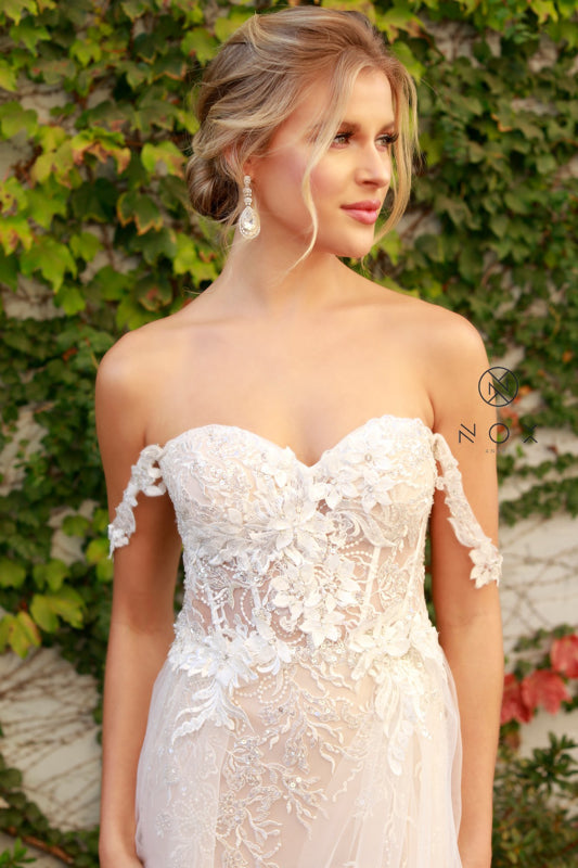 Unveil Your Inner Goddess: Nox Anabel E441 Bridal Gown for Enchanting Occasions