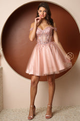 **Nox Anabel: Enchanting Lace Corset Dress for Unforgettable Occasions**