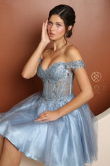 **Nox Anabel: Enchanting Lace Corset Dress for Unforgettable Occasions**