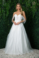 Nox Anabel: Celestial Elegance for Your Unforgettable Day (JE946)