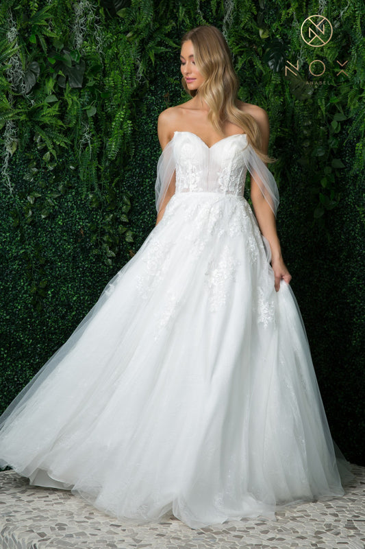 Nox Anabel: Celestial Elegance for Your Unforgettable Day (JE946)