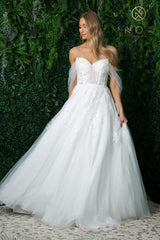 Nox Anabel: Celestial Elegance for Your Unforgettable Day (JE946)