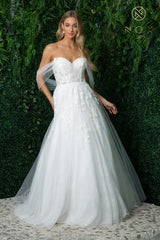 Nox Anabel: Celestial Elegance for Your Unforgettable Day (JE946)