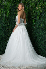 Nox Anabel: Celestial Elegance for Your Unforgettable Day (JE946)