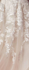 Nox Anabel Bridal JH925: Embroidered Corset Goddess Gown