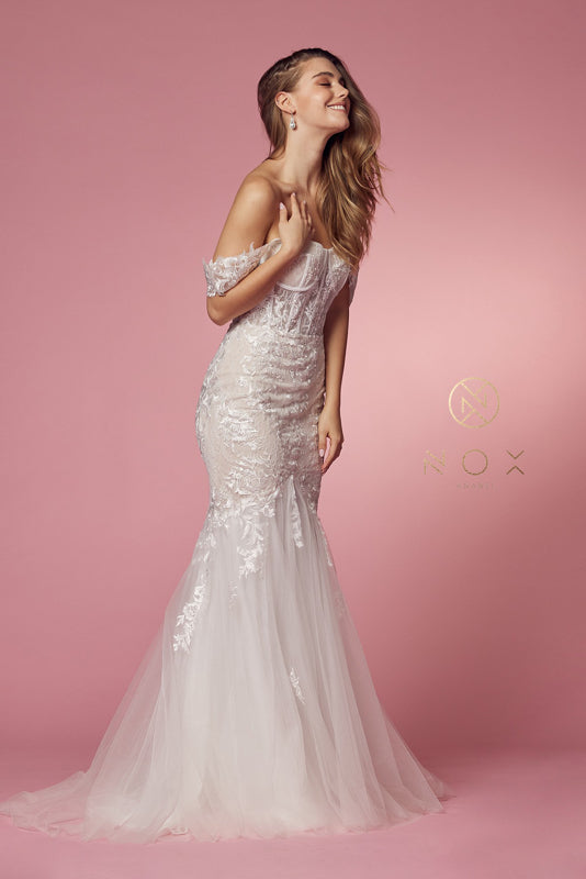 Nox Anabel Bridal: Enchanting Mermaid Gown for Timeless Moments (JS924)