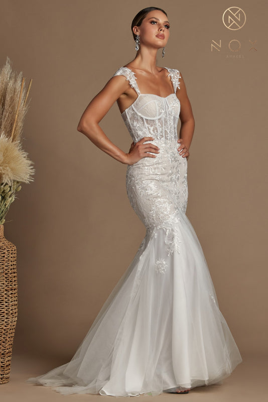 Nox Anabel Bridal: Enchanting Mermaid Gown for Timeless Moments (JS924)