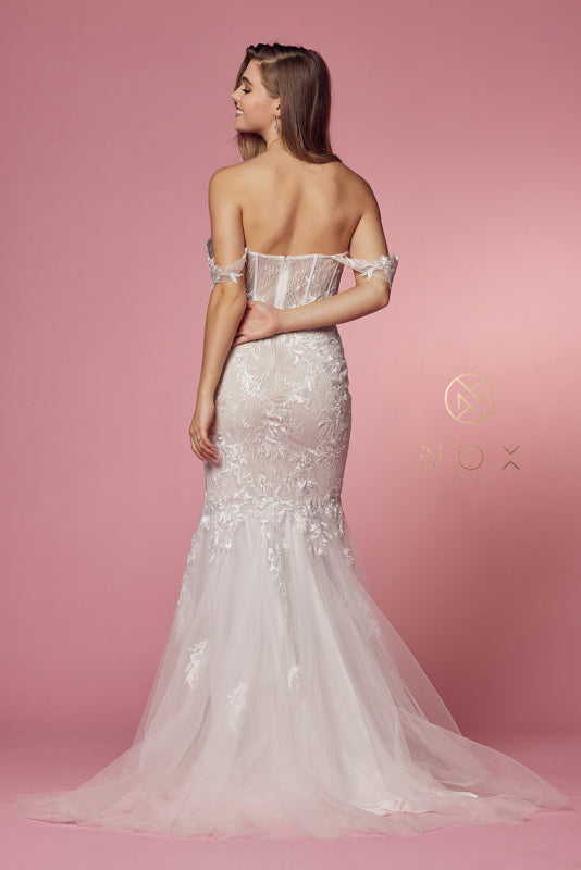 Nox Anabel Bridal: Enchanting Mermaid Gown for Timeless Moments (JS924)