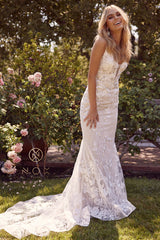 **Nox Anabel Bridal: Enchanting Embroidered Wedding Gown for the Modern Bride**