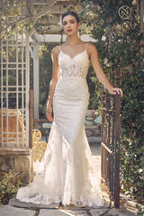 Nox Anabel JW939: Floral AppliquÃ© Mermaid Dress for Enchanting Occasions