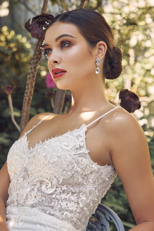 Nox Anabel JW939: Floral AppliquÃ© Mermaid Dress for Enchanting Occasions