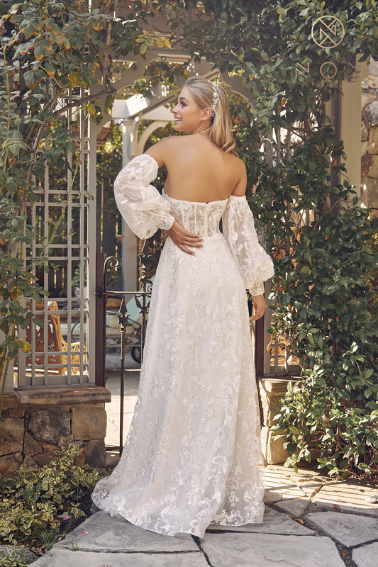 Nox Anabel's Enchanting Bohemian Gown: Embroidered Elegance for Formal Occasions