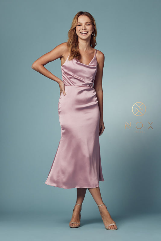 **Nox Anabel's Enchanting Tea-Length Gown: Elevate Your Elegance**