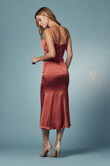 **Nox Anabel's Enchanting Tea-Length Gown for Unforgettable Occasions**