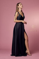 Nox Anabel R1029: Enchanting Surplice Dress for Unforgettable Occasions