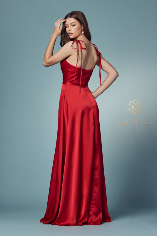 Nox Anabel R1029: Enchanting Surplice Dress for Unforgettable Occasions