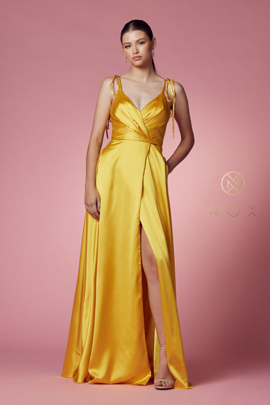 Nox Anabel: Captivating Surplice Dress for Unforgettable Occasions