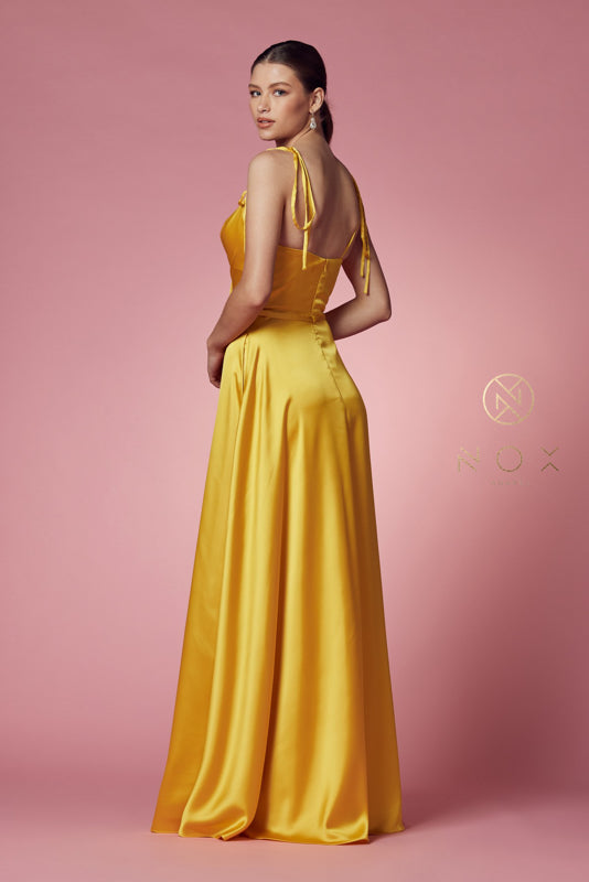 Nox Anabel: Captivating Surplice Dress for Unforgettable Occasions