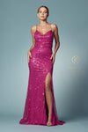 Nox Anabel R1031: Captivating Cowl Neckline Mermaid Gown for Unforgettable Occasions