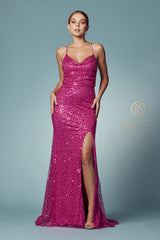 **Nox Anabel: Shimmering Sequins and Ethereal Elegance for Unforgettable Occasions**