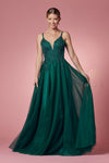 **Nox Anabel R357: Embroidered Lace Enchantment for Unforgettable Occasions**
