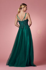 **Nox Anabel R357: Embroidered Lace Enchantment for Unforgettable Occasions**