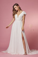 **Nox Anabel's Ethereal Chiffon Gown: Enchanting Elegance for Special Occasions**