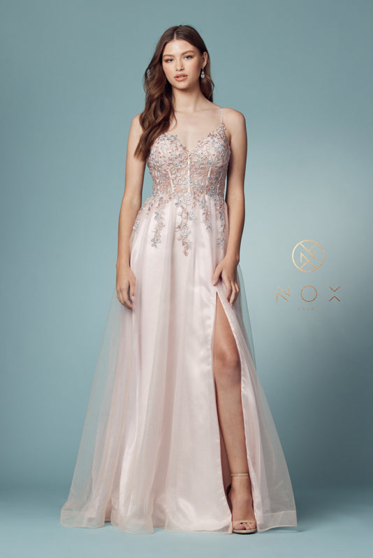 **Nox Anabel's Enchanting Evening Gown: Shimmering Beauty for Special Occasions**