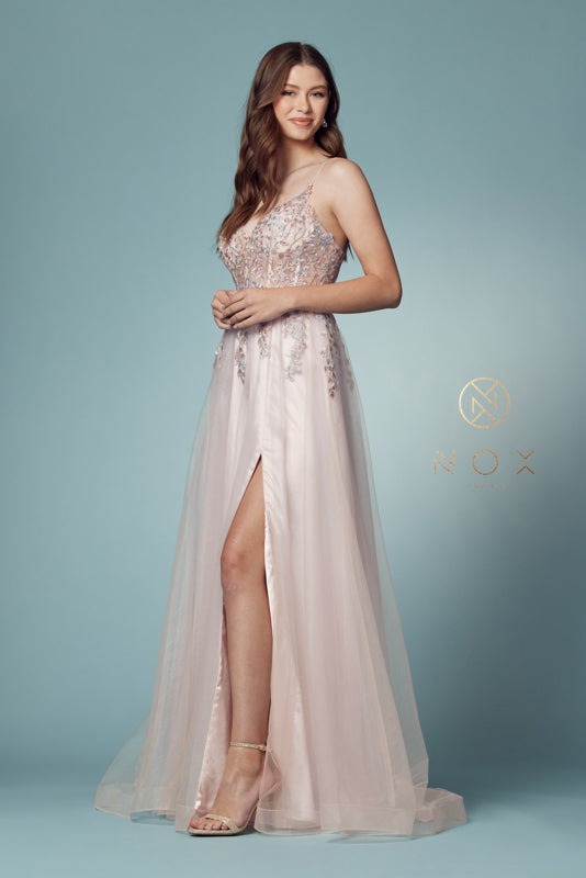 **Nox Anabel's Enchanting Evening Gown: Shimmering Beauty for Special Occasions**