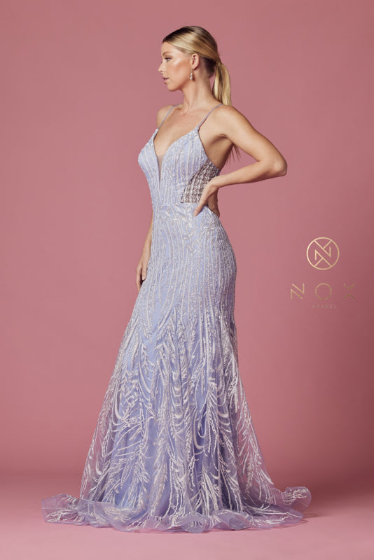 Nox Anabel's Regal Formal Gown: Shimmering Elegance for Special Occasions