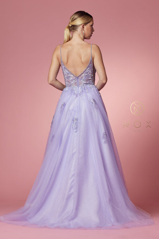 Nox Anabel: Intricate Lace and Shimmering Beads for an Enchanting Bridal Look
