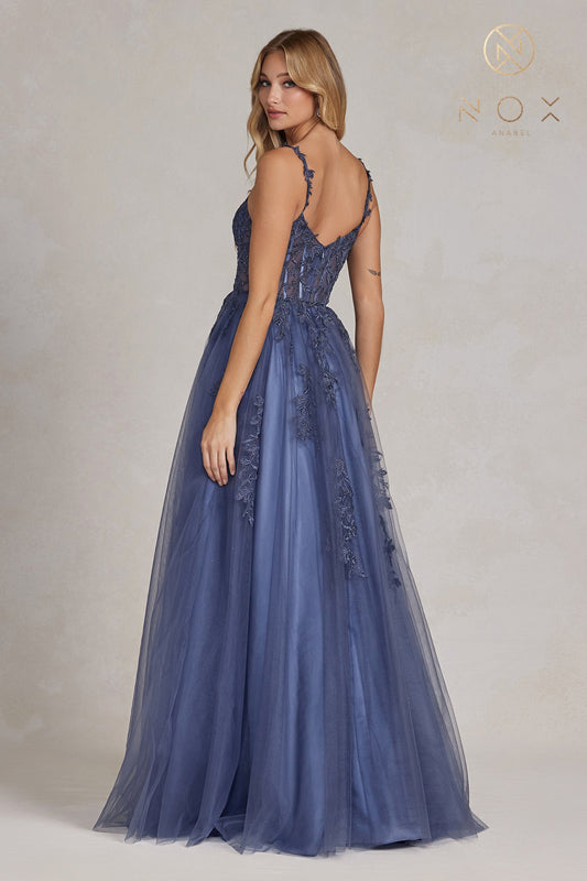 Enchanting Elegance: Nox Anabel's T1082 Prom Dress for a Regal Radiance