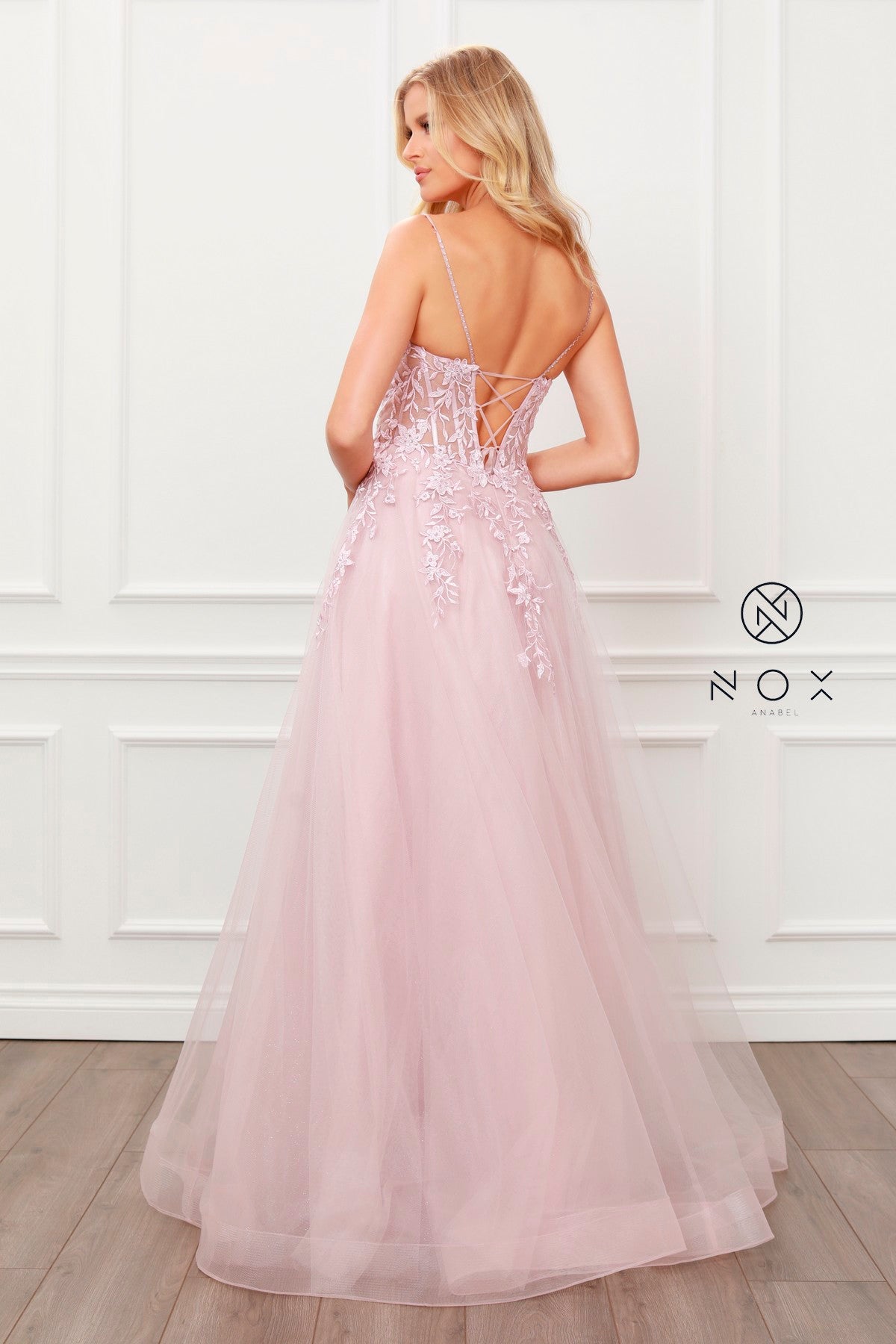 Nox Anabel's Enchanting T449 Gown: A Ballroom Fantasy