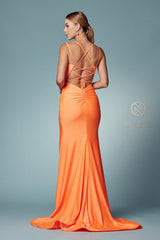 Nox Anabel's Enchanting Chiffon Gown: Radiate Like a Star