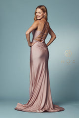 Nox Anabel's Enchanting Chiffon Gown: Radiate Like a Star