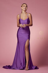 Nox Anabel T481: Captivating Chiffon Gown for Unforgettable Occasions